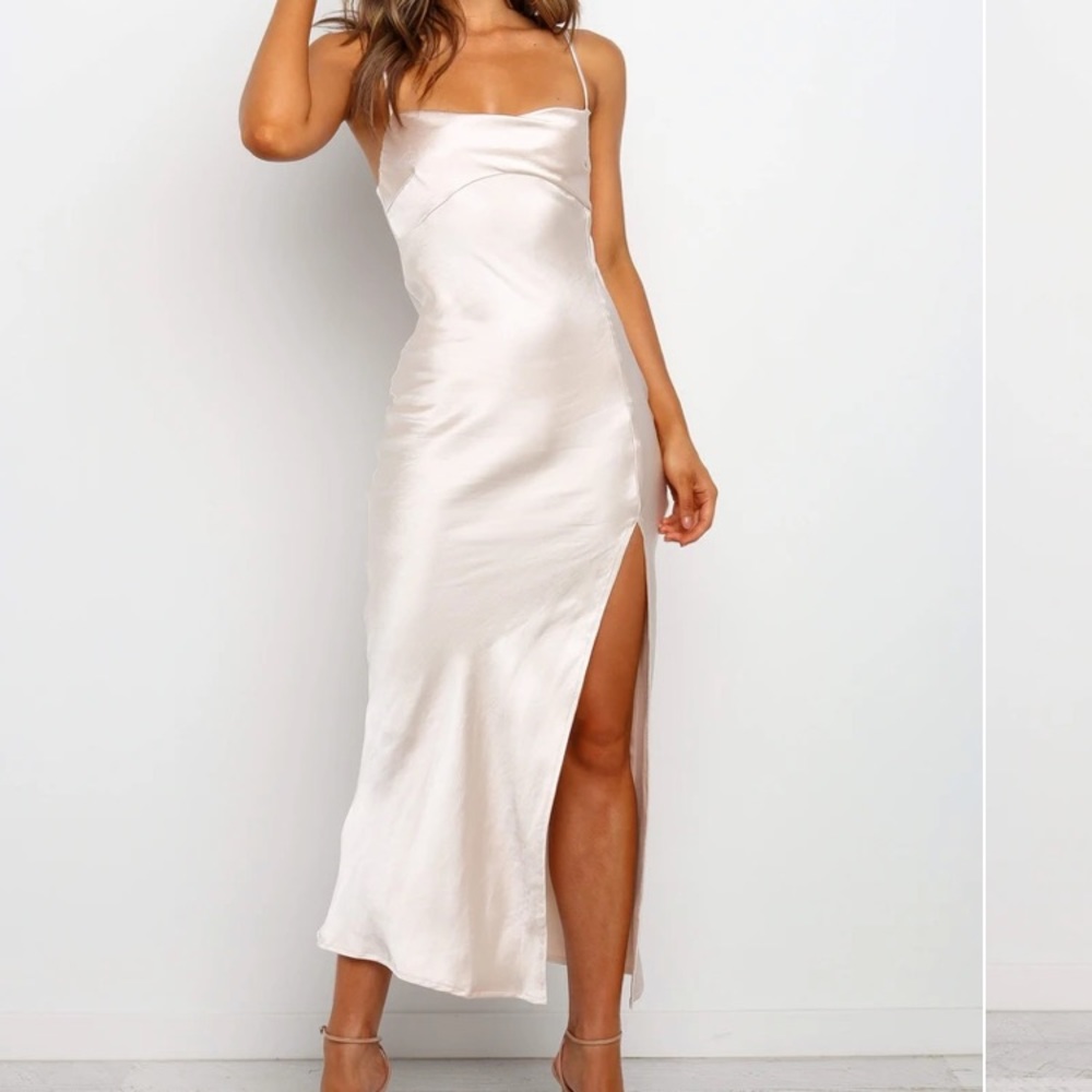 Petal and Pup Champagne Cheya Dress